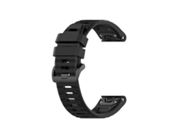 Pulseira De Silicone Preta, Compatível Com Relógio Garmin Forerunner 935 Chennls
