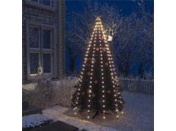 Vidaxl Cordão De Luzes Para Árvore De Natal 250 Luzes Led 250 Cm