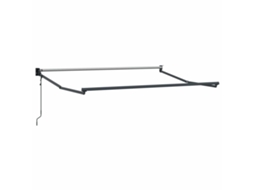 Vidaxl Toldo Retrátil Elétrico Branco 3,5 X 2 M