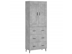 Highboard, Highboards Vidaxl Cinzeto Madeira Processada (n/a)