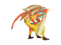 Mali modelo de Dragão Lifelike de Plástico Sólido Colorido Coleção Brinquedo para 3+ Anos