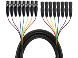 Cabo de Sinal de Áudio Multimídia para Iluminação de Palco e Microfone. SFUSHOS
