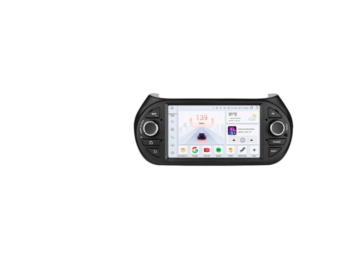 Rádio De Carro Carplay Android Auto, Compatível Com Fiat Fiorino/citroen Nemo/peugeot Bipper, Autorádio De Sistemas Inteligentes,s1 Oem (8core 3g 32g)
