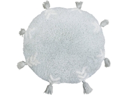 Almofada Infantil HAPPY DECOR KIDS Tan Tan (Azul - Algodão, Poliestireno - ø35 cm)