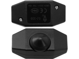 Kit Com 2 Interruptores Dimmer Led Em Linha Controle Rotativo Liga Desliga, Dimerização Por Corte De Fase Na Borda
