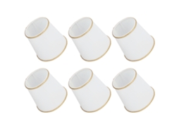 6pcs Abajur de Tecido Clip On E14 para Decoração de Casa Hotel Sala Escritório S/MARCA