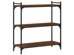 Bookcase, Bookcases Vidaxl Marrom Madeira Processada (n/a)