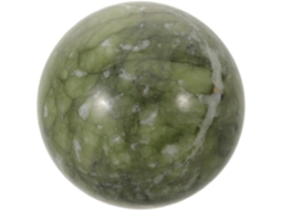 Doitool Bola De Jade Verde Polida Da Riqueza E Abundância, 5cm, Ornamento Refinado Para Decoração Feng Shui De
