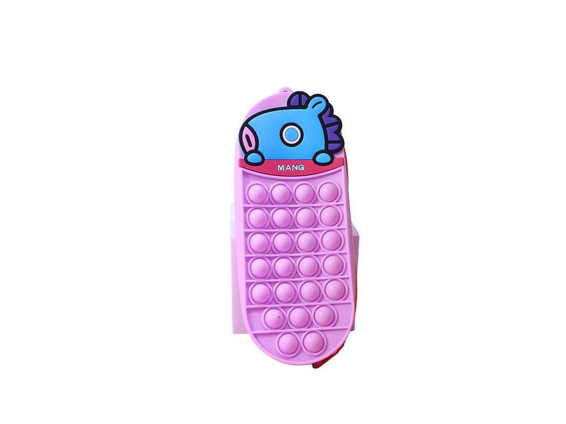 Laxiscreed Estojo De Silicone Com Design De Cartoon Para Lápis E Estudos Multiuso
