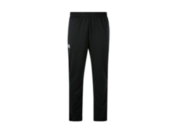 Calça Esportiva Canterbury Infantil, Preta, Tamanho 8 Anos, Com Modelagem Afunilada E Elástica. Ideal Para Treino.