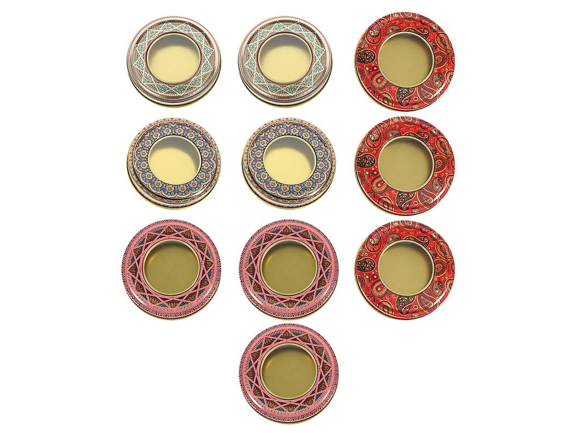 10pcs Caixas De Açafrão Allinless