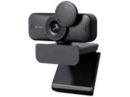 Webcam Com Microfone, Webcam Full Hd 1080p Com Capa Para Streaming De Vídeo, Aulas Online, Conferências, Funciona Com Skype, Zoom, Facetime Brilvibera