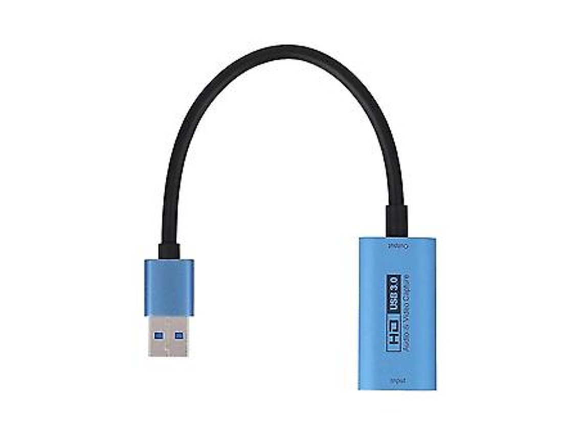 Captura de vídeo HD 4K 60Hz com USB 3.0. Compatível com computadores e carros. Brilvibera