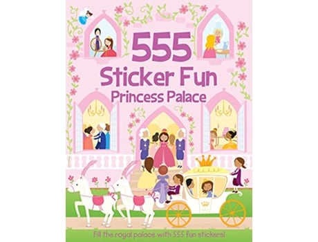 Livro 555 Sticker Fun Princess Palace Activity Book de Susan Mayes (Inglês)