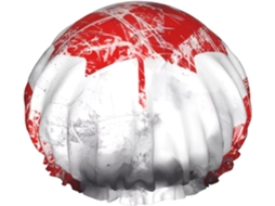 Touca De Banho Tamanho Único – Reutilizável, Dupla Camada, Design Retrô Com A Bandeira Canadense E Elástico – Essencial