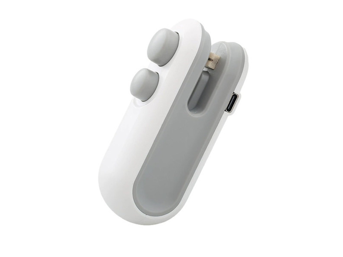 Seladora Portátil - Mini Seladora Manual Para Sacos De Batatas Fritas E Biscoitos (branca)