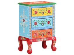 Bedside Cabinet, Bedside Cabinets Vidaxl Multicolor Madeira
