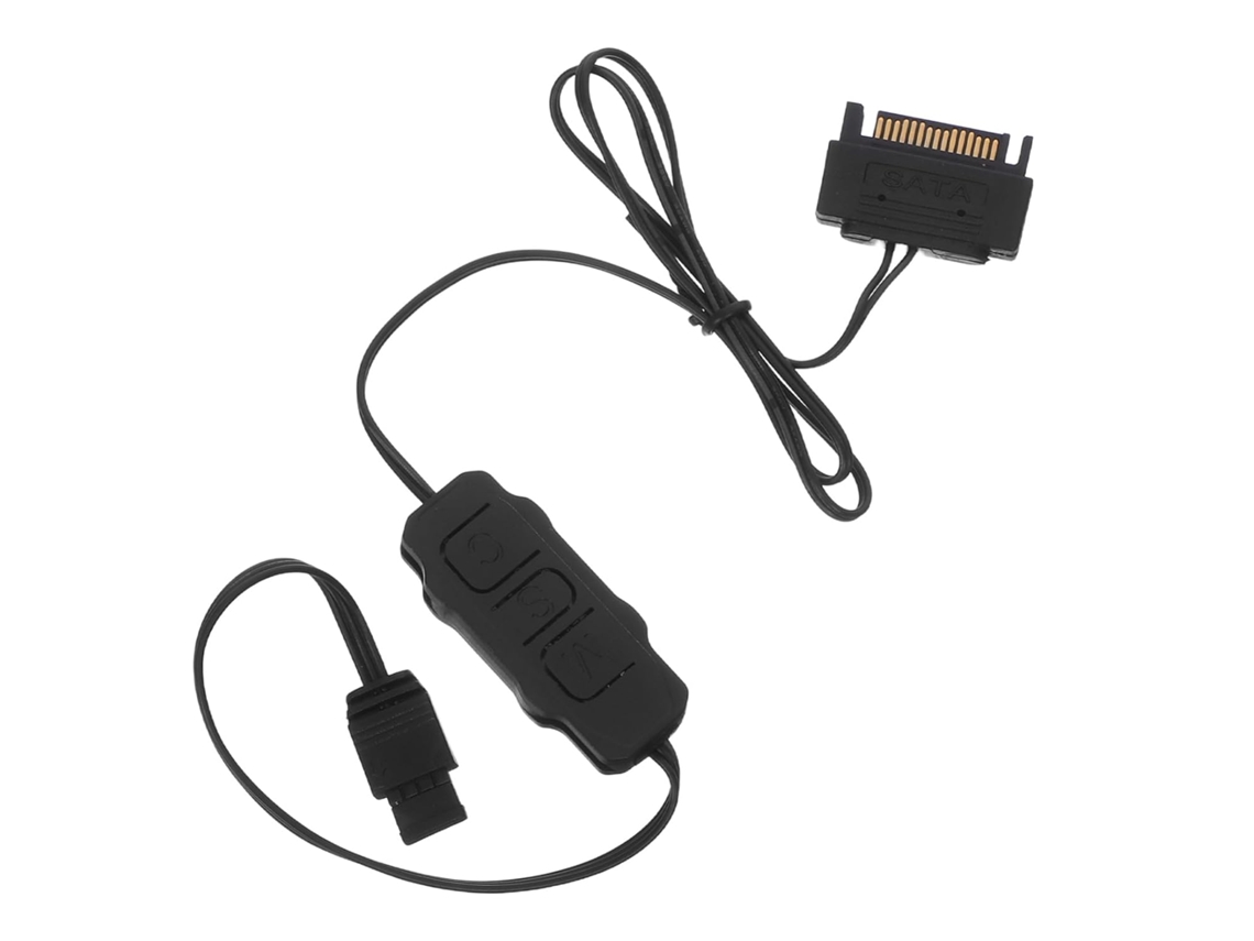 Mini Controlador Argb Com Fonte De Alimentação, Ajuste E Sincronização De Iluminação Para Ventoinhas Gokoco