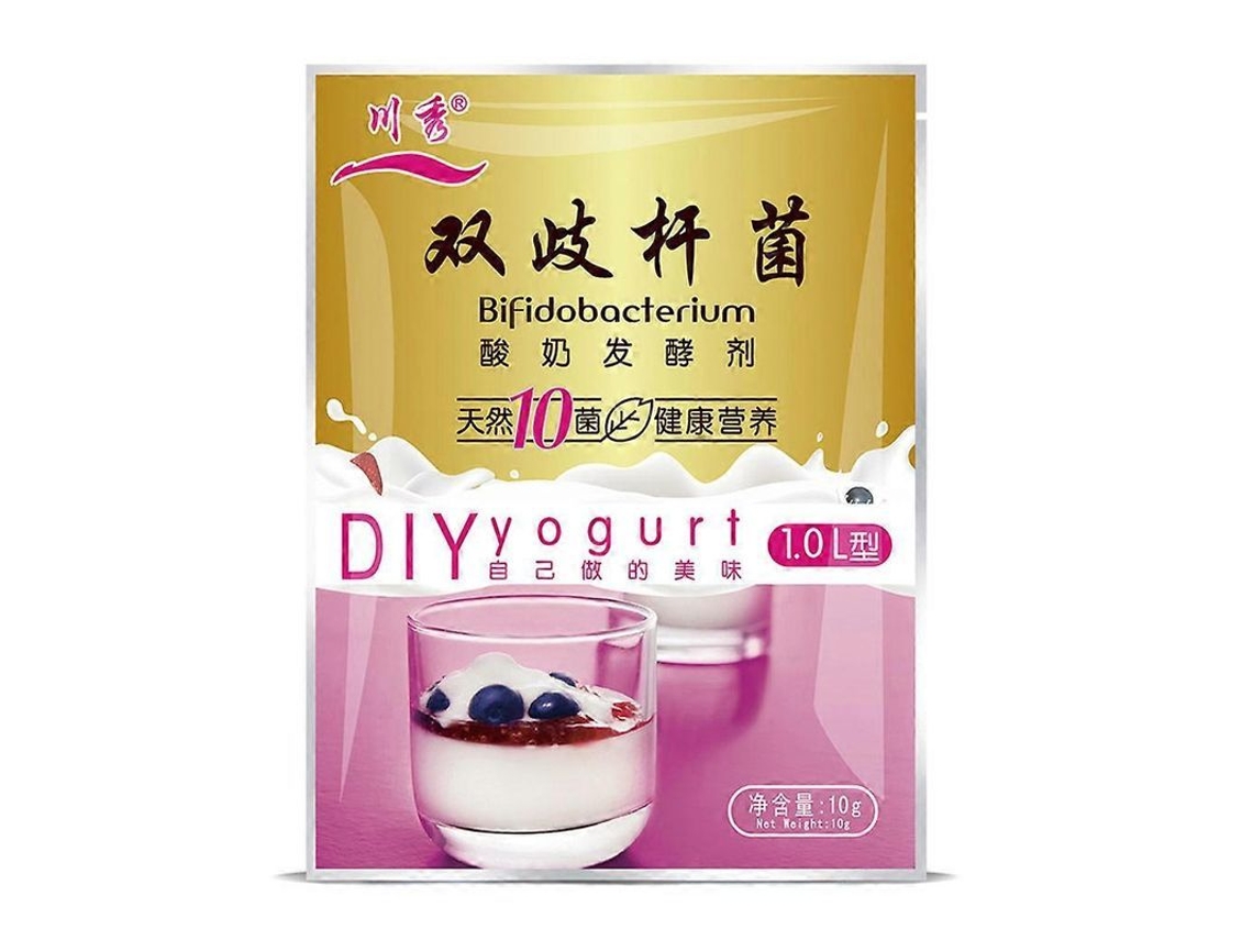 Iniciador de Iogurte Nova Line com Bifidobacterium, 1g/1l, 10 pacotes, sem açúcar, probiótico natural