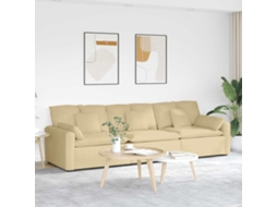 Vidaxl Sofá Modular Com Almofadas Verde Cinzento