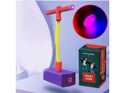 Rebe-saltador De Espuma Pogo Para Niños Jumper De Espuma Entrenamiento De Equilibrio Juguete Saltar Con Sonidos Chirriantes Flash Morado