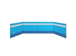 Proteção Contra o Vento com Janela de Observação e Bolsa de Transporte. Varas de Aço. 725x140cm. Azul Ge