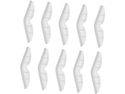 20 Unidades De Tiras De Silicone Para O Nariz, Almofadas De Vedação Antiembaçantes, Nasais Multifuncionais Para Máscaras Faciais