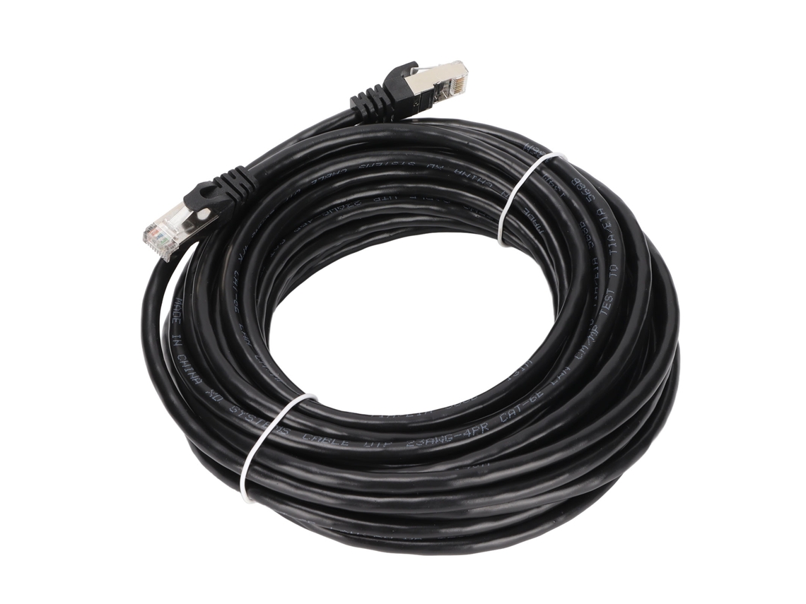 Cabo Ethernet Cat6, Acessório De Computador, Blindado Anti-interferência, Transmissão 10gbps, 10m.