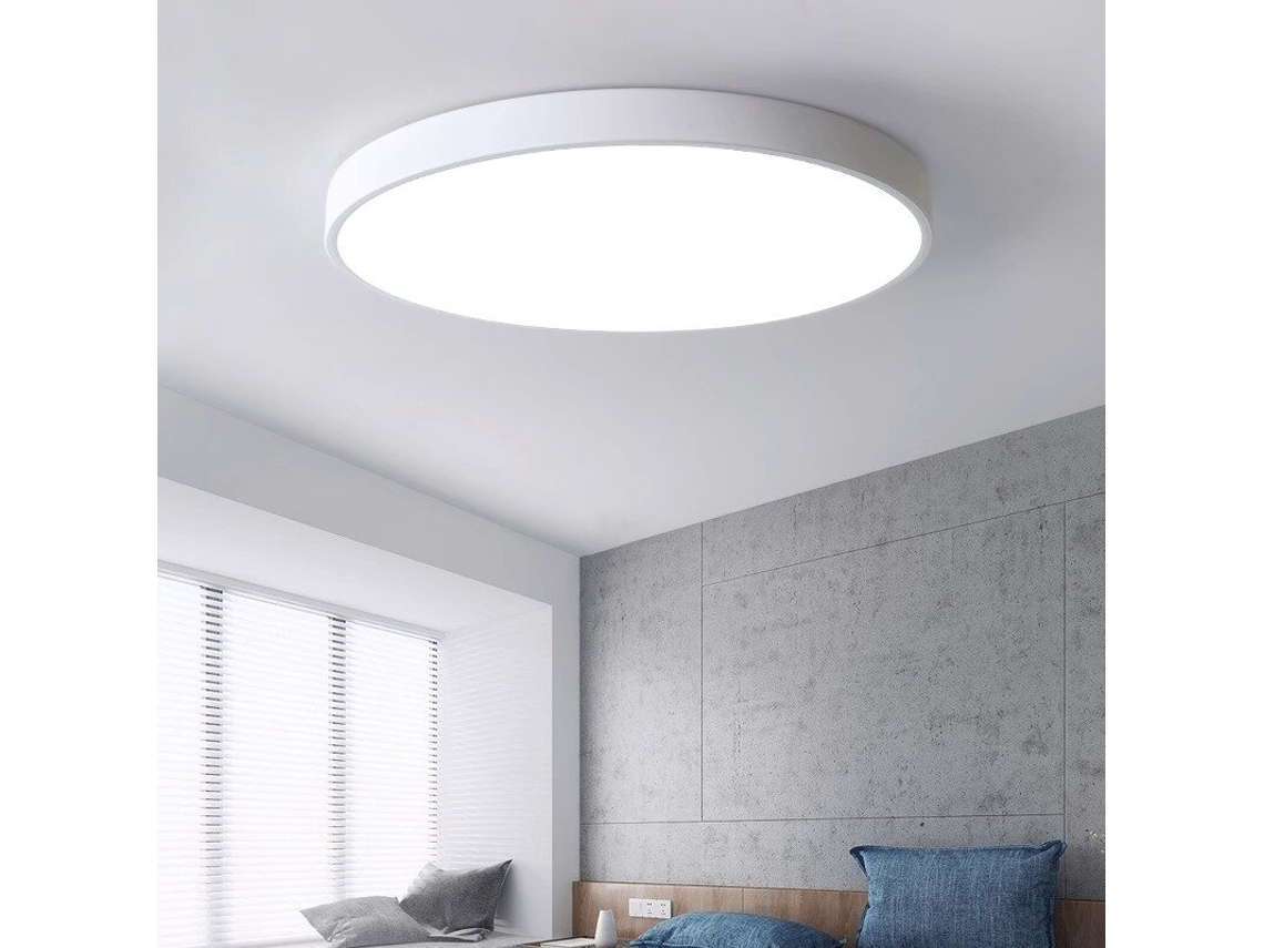Candeeiro De Teto Led De Espectro Completo De 23 Cm A 4000 K, Moderno, Simples, Para Quarto, Espessura Fina, Para Sala De Estar, Quarto E Cozinha