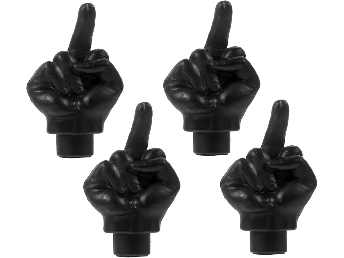 Tampas De Válvula De Pneu De Plástico Preto Para Camping, Tampas Impermeáveis Para Carro.