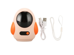 Aquecedor de Mãos Recarregável 5000mAh, Pinguim, 3 Níveis, Rosa