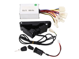 Kit Controlador de Motor Brush Speed 36v 800w com Acelerador e Chaves S/MARCA
