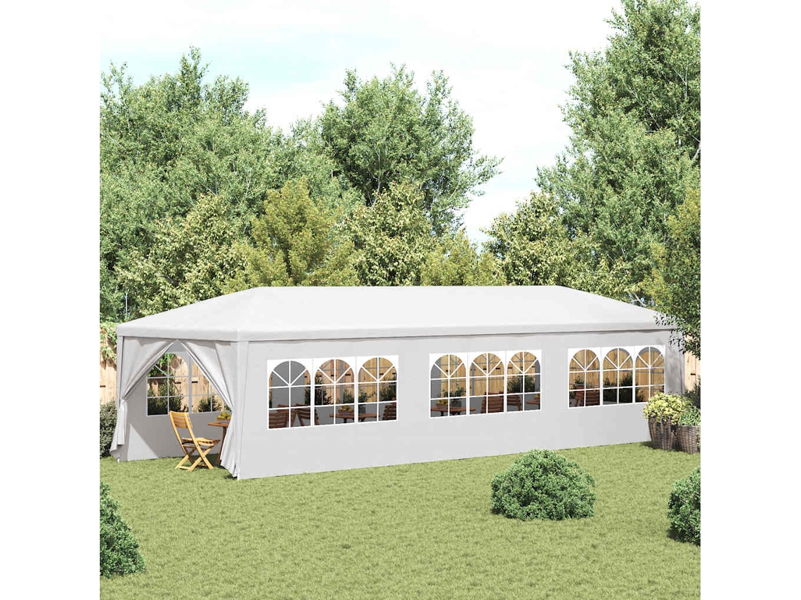 Vidaxl Tenda Para Festas 3x9 M Branco