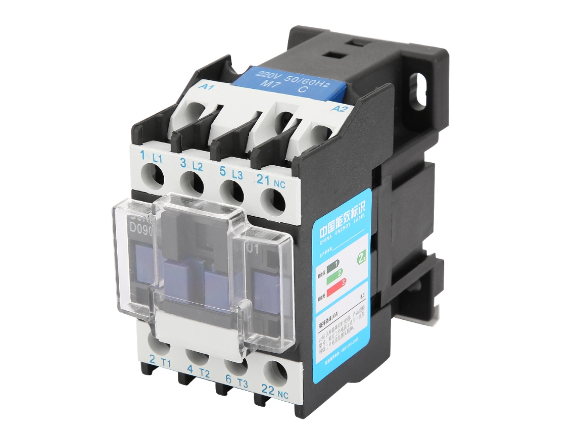 Contactor Ac Cjx2‑0901 de Montaje En Riel Industrial Eléctrico 9a