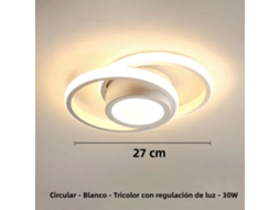 Luminária De Corredor Led Moderna Em Estilo Nórdico (branca, 30 W)