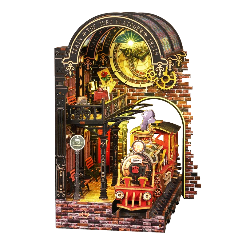 Kit Diy Para Cantinho De Leitura Estereoscópico 3d, Miniatura De Rua