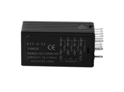Módulo de Relé de Retardo Digital com Display, Controlador Temporizador Ajustável, 12-110V DC/AC