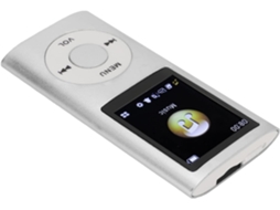 Reprodutor de MP3 e MP4 portátil com tela, som elegante e sem perdas, reprodutor de música de 1,8 polegadas.