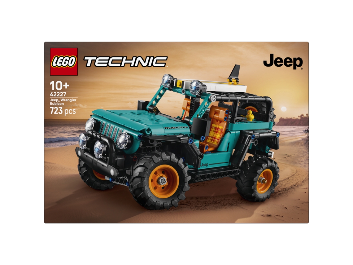 Lego® 42227 Technic Suv Jeep® Wrangler Rubicon Kit De Maquete De Carro - A Partir Dos 10 Anos