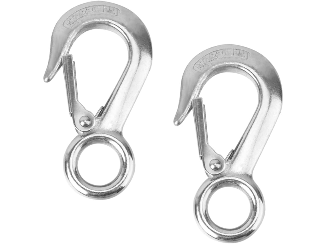 Ganchos De Elevação Reforçados Amosfun, 0,2 T, Aço Inoxidável 304, 2 P