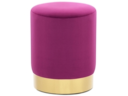 Vidaxl Banco 28 X 36 Cm Veludo Roxo E Dourado