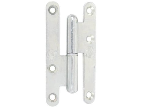 Dobradiça Esquerda De Madeira 110x55mm Extremidades Redondas Zincadas Jardinier Massard J530330