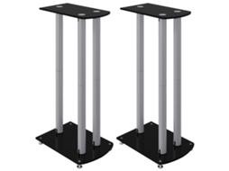 Speaker Stand, Speaker Stands Vidaxl Preto Alumínio (n/a)