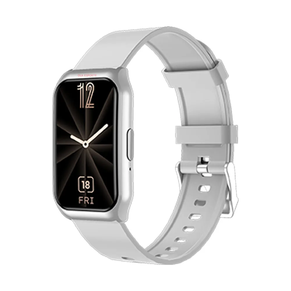 (branca) Pulseira Inteligente, Multifuncional, Chamadas Bluetooth, Resistente À Água