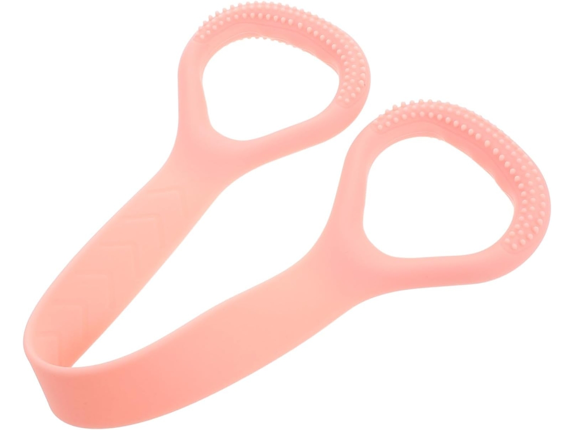 Faixa Elástica Portátil De Resistência Para Alongamento, Ideal Mulheres, Que Fortalece Os Membros Superiores