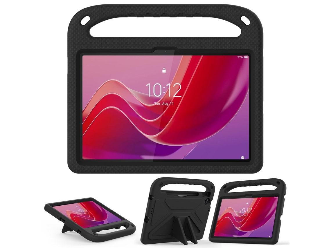 Tressino Capa Para Tablet 10.1 Polegadas Preta Silicone Compatível Com O Modelo Lenovo Tab De Segurança Infantil