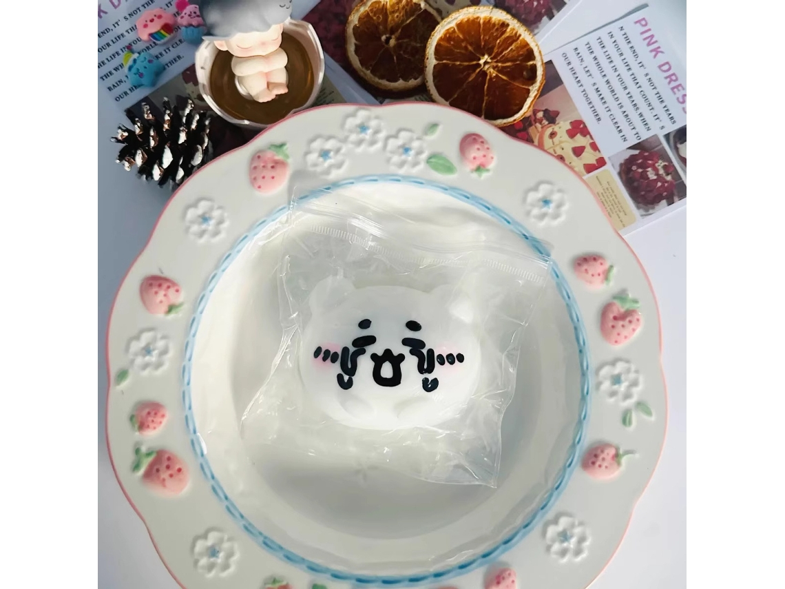 Brinquedo Anti-stress Personagem Fofa Sensorial, Alivia Ansiedade E Relaxamento, Feito À Mão Sem Marca, +3 Anos