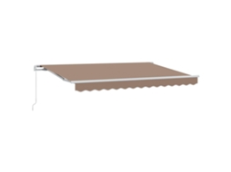 Maison Exclusive - Toldo Retrátil Cinzento-acastanhado 450 × 300 Cm