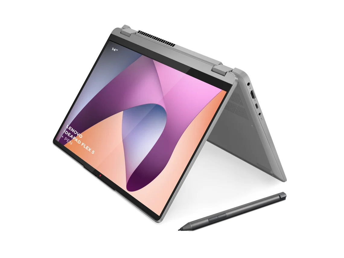 Portátil LENOVO IdeaPad Flex 5 14ABR8 (Outlet Grade C - 14'' - AMD Ryzen 7 7730U - RAM: 16 GB - 1 TB SSD - AMD Radeon Graphics)