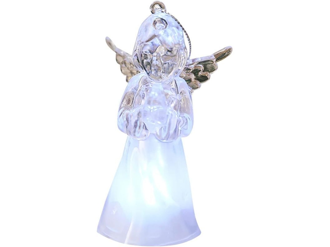 2026 adornos de Anjo de Cristal Miniatura para Natal, Decoração de Árvore e Festa, 3,94 Polegadas, Dois Designs